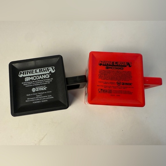 Minecraft Enderman(RARE) and TNT Set of 2 , 7 ounce Cups. EUC - Picture 4 of 4